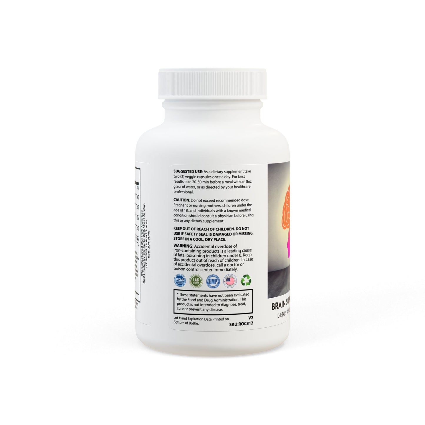 Brain Support Complex Supplement (60 Capsules)