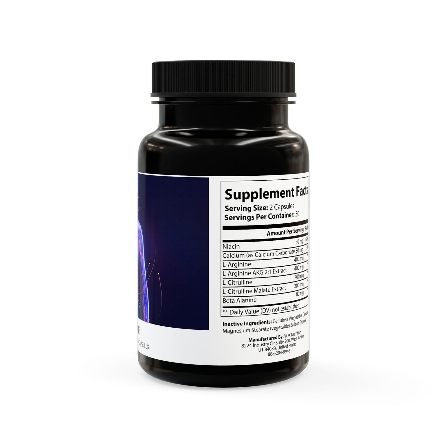 L-Arginine Supplement (60 Capsules)