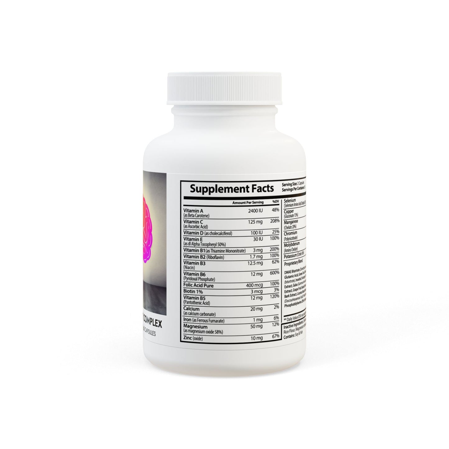 Brain Support Complex Supplement (60 Capsules)